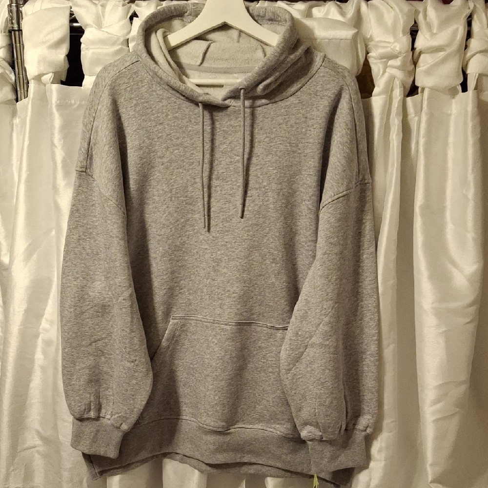 Vively Classic Gray Hoodie 1X